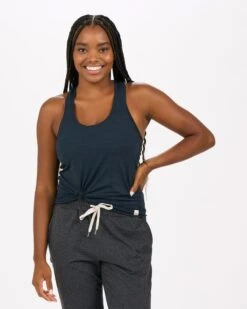 Lux Performance Tank | Ink Heather -TrendSphere VW428EUC 02007