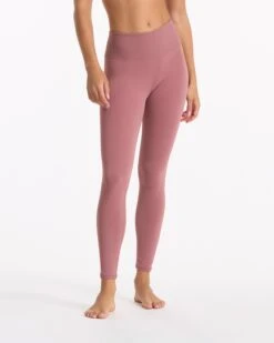 Rib Studio Legging | Marsala -TrendSphere VW428MAR SP23 W ECOMM PANTS BOTTOM 03200 1x1 5db63559 5b1d 4d35 85ee 53b84bef720b