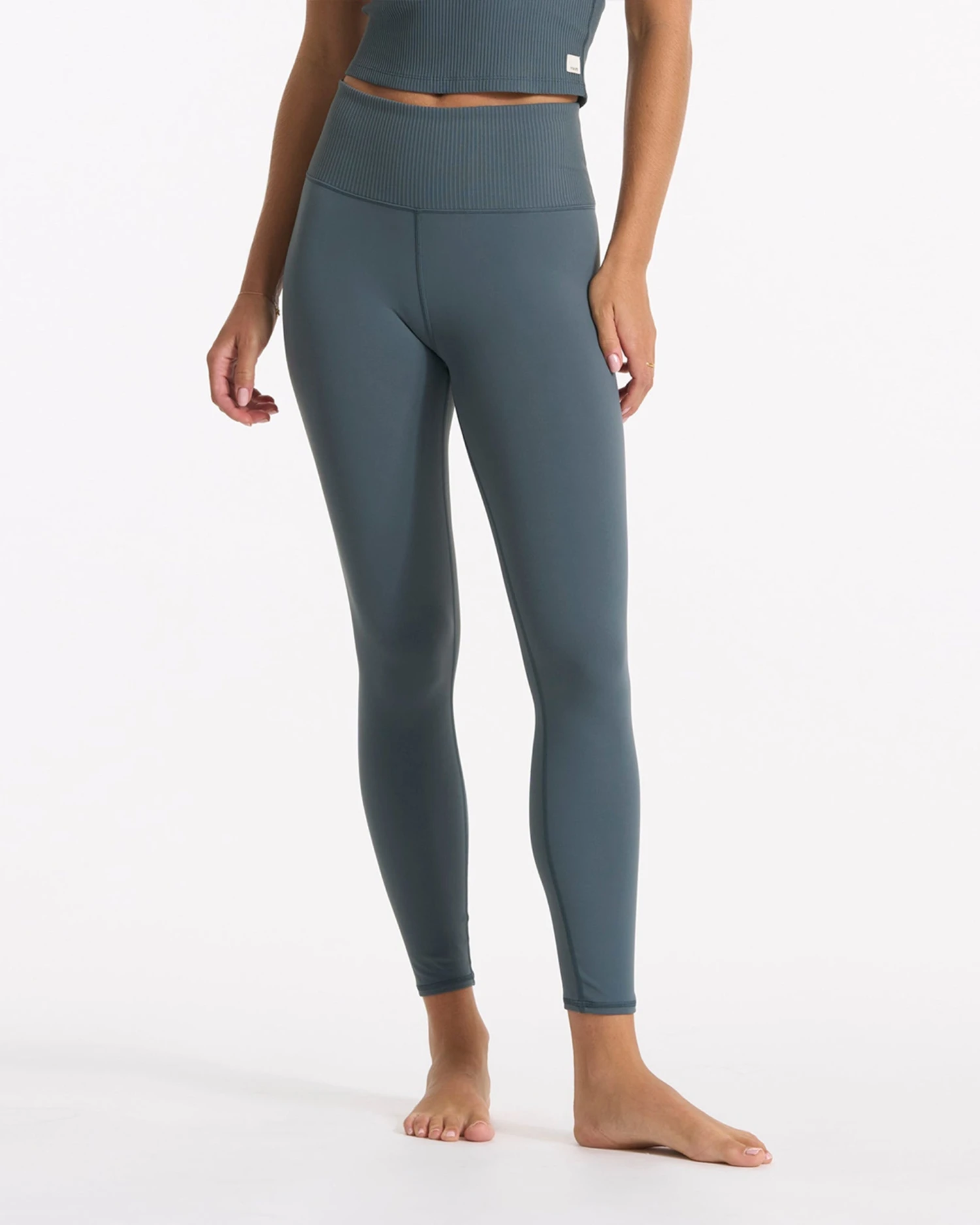 Rib Studio Legging | Stone 3 Rib Studio Legging | Stone