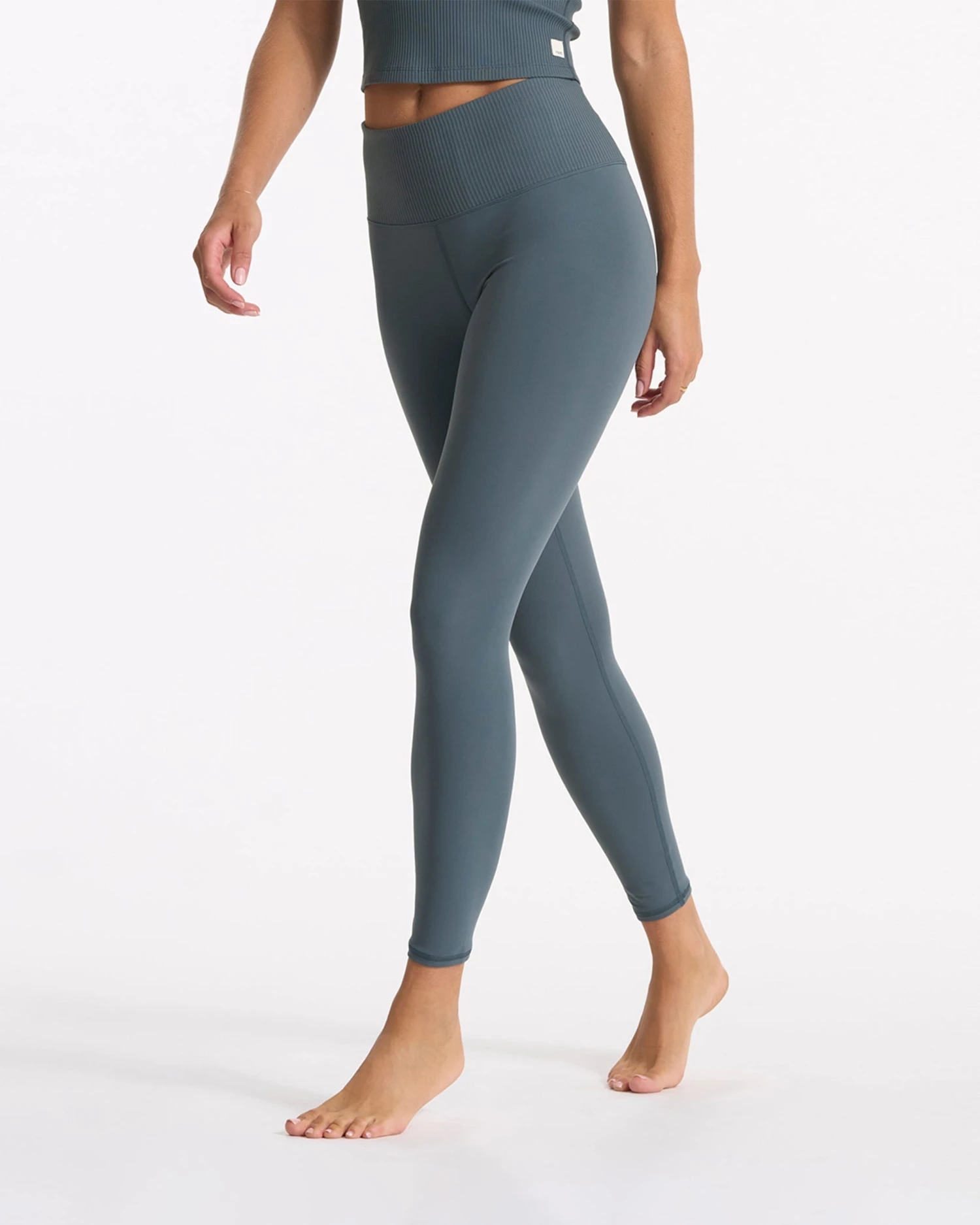 Rib Studio Legging | Stone 5 Rib Studio Legging | Stone - Image 3