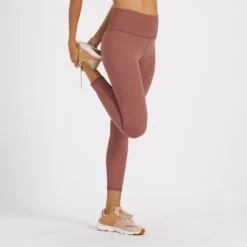 Rib Studio Legging | Terracotta