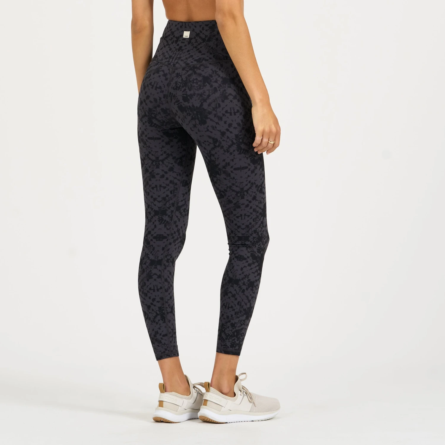 Studio Printed Legging | Charcoal Shibori 4 Studio Printed Legging | Charcoal Shibori - Image 2