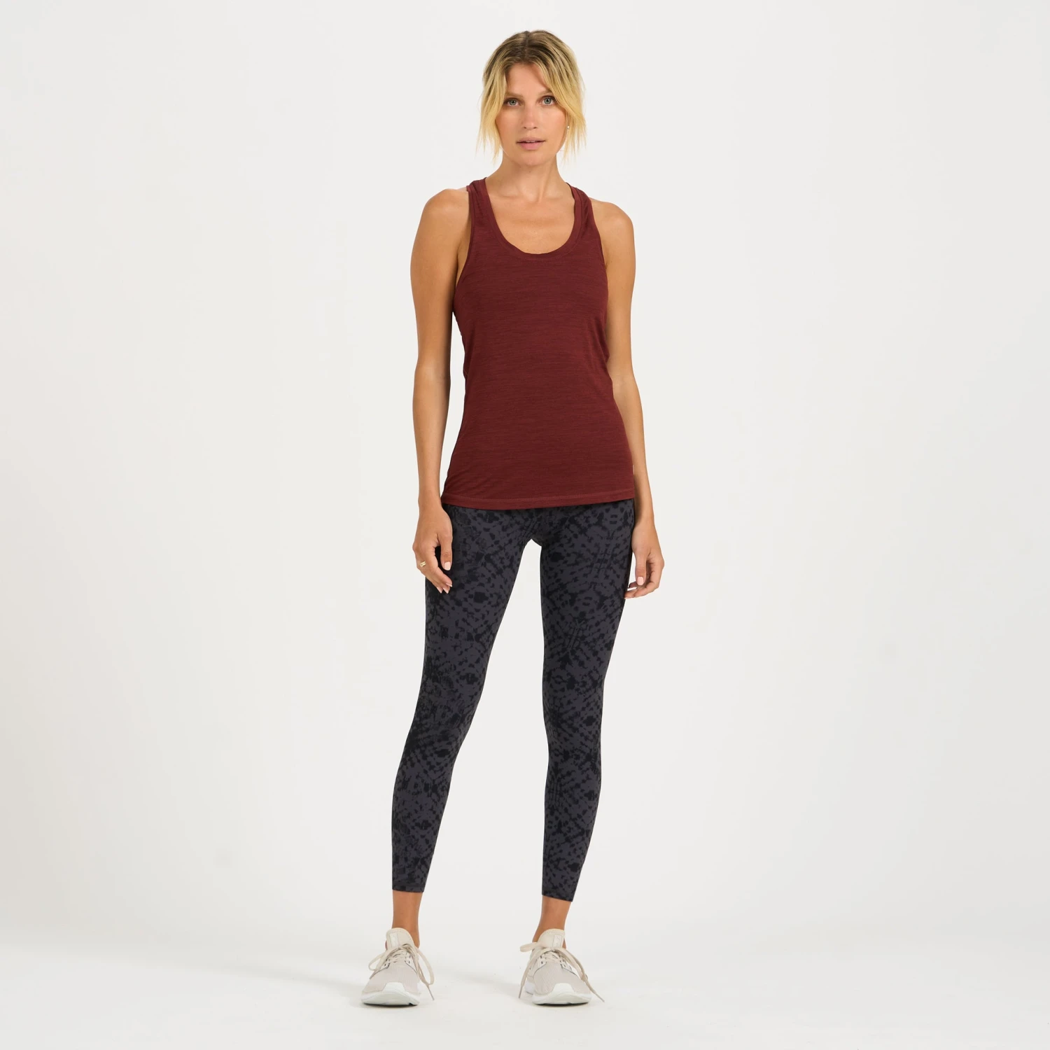 Studio Printed Legging | Charcoal Shibori 5 Studio Printed Legging | Charcoal Shibori - Image 3