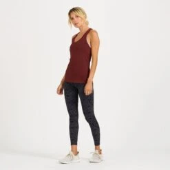 Studio Printed Legging | Charcoal Shibori 9 Studio Printed Legging | Charcoal Shibori -TrendSphere VW432CSH 5