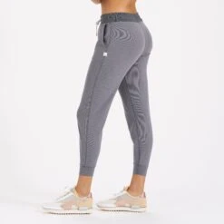 Lux Rib Performance Jogger | Heather Grey