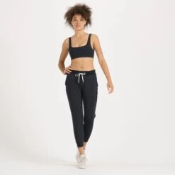 Lux Rib Performance Jogger | Midnight Heather -TrendSphere VW441 Midnight 1