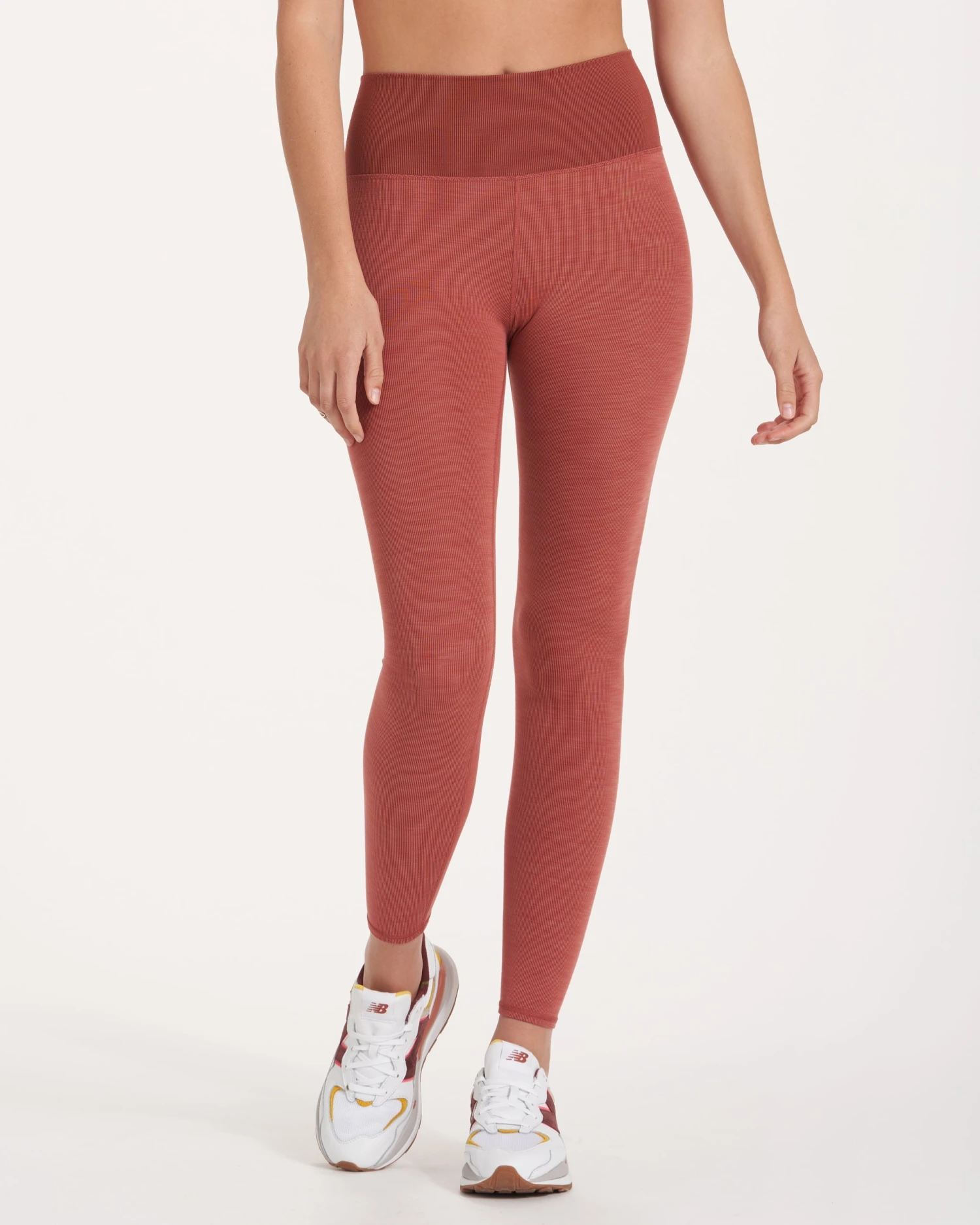 Lux Rib Studio Legging | Cinnamon Heather 6 Lux Rib Studio Legging | Cinnamon Heather - Image 4