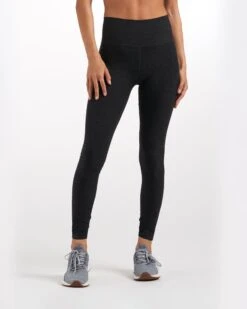 Clean Elevation Legging-Long | Black Heather -TrendSphere VW444 LHBK 1