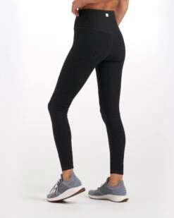 Clean Elevation Legging-Long | Black Heather -TrendSphere VW444 LHBK 3