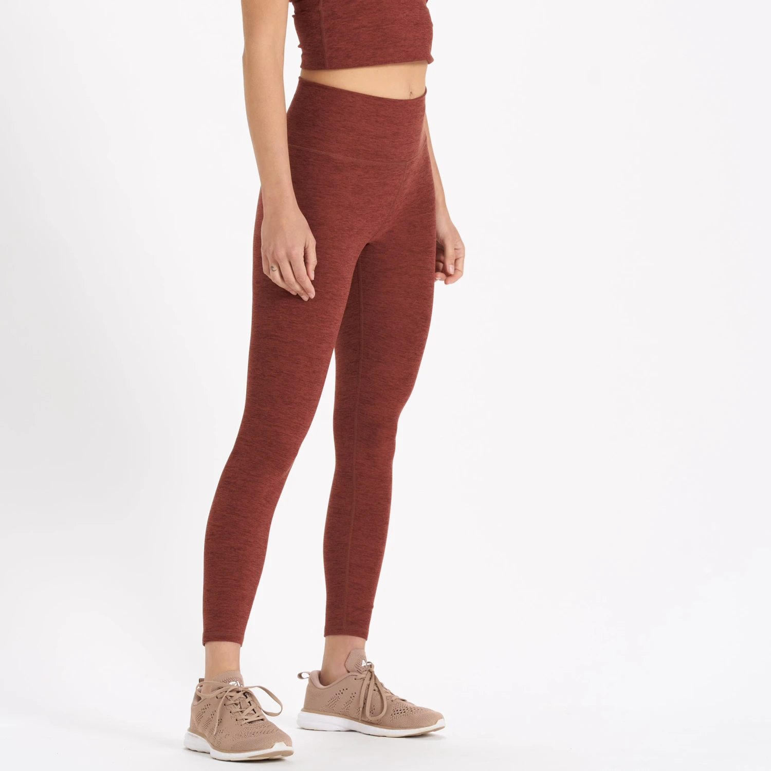 Clean Elevation Legging | Brick Heather 5 Clean Elevation Legging | Brick Heather - Image 3