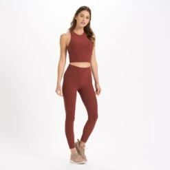 Clean Elevation Legging | Brick Heather 11 Clean Elevation Legging | Brick Heather -TrendSphere VW444HBR 4