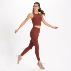 Clean Elevation Legging | Brick Heather 12 Clean Elevation Legging | Brick Heather -TrendSphere VW444HBR 5