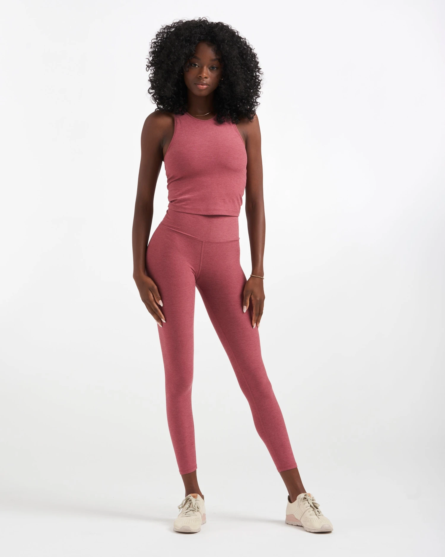 Clean Elevation Legging | Desert Rose Heather 7 Clean Elevation Legging | Desert Rose Heather - Image 5