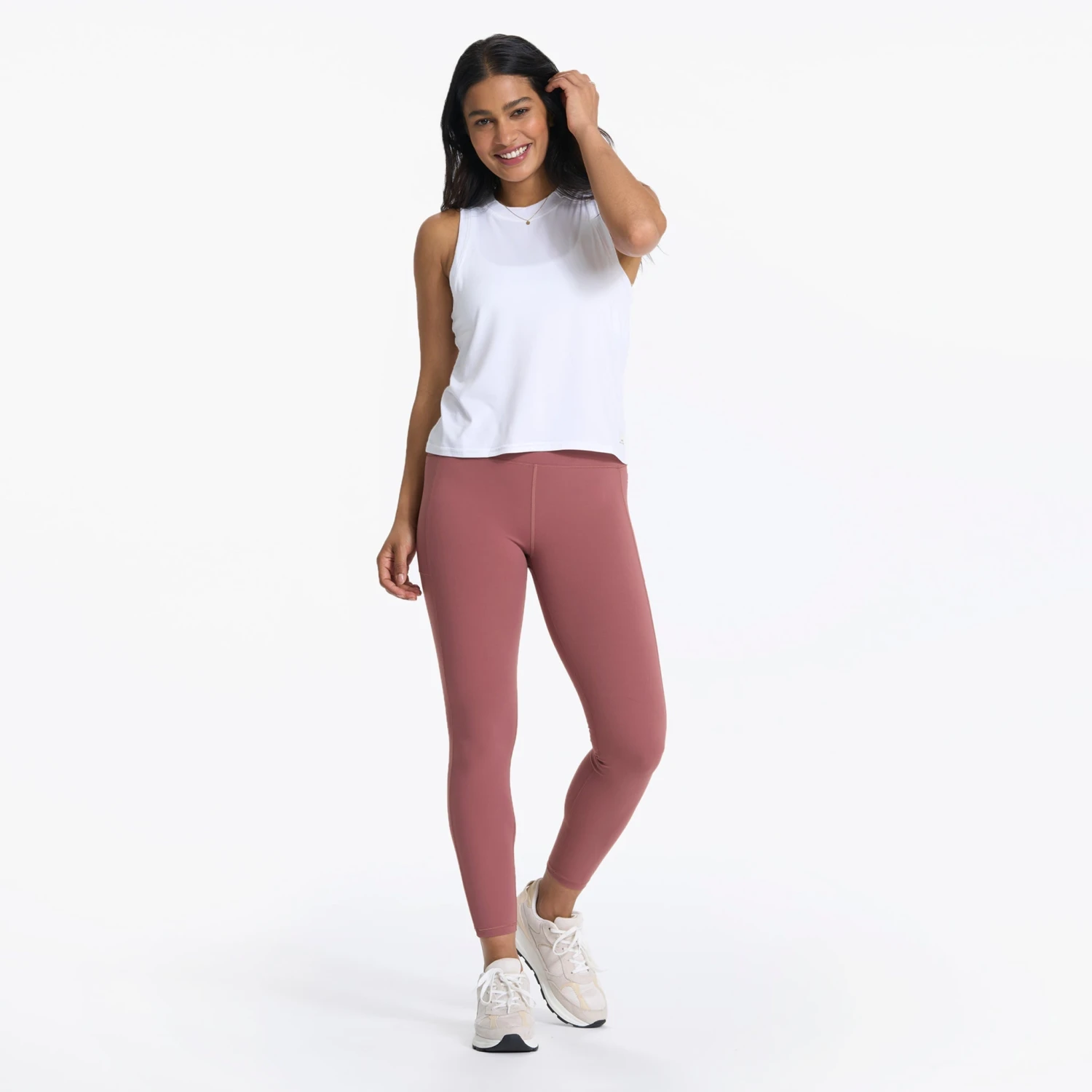 Studio Pocket Legging-Short | Rosewood 7 Studio Pocket Legging-Short | Rosewood - Image 5
