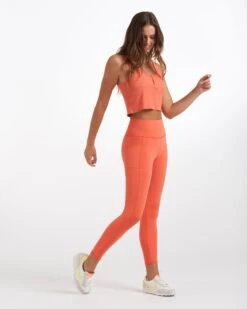 Studio Pocket Legging | Grapefruit -TrendSphere VW446GRF 0450