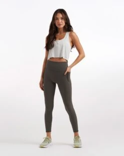 Cove Crop Tank | Light Heather Grey -TrendSphere VW446ORE 1387