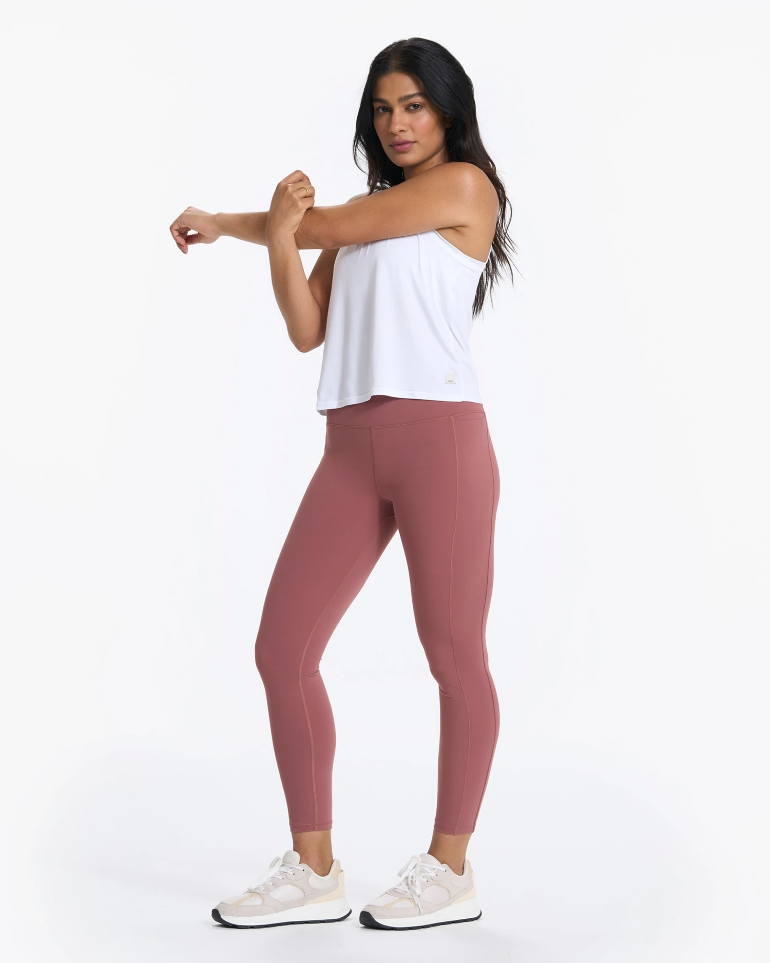 Studio Pocket Legging-Short | Rosewood 9 Studio Pocket Legging-Short | Rosewood - Image 7
