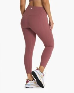 Studio Pocket Legging | Rosewood