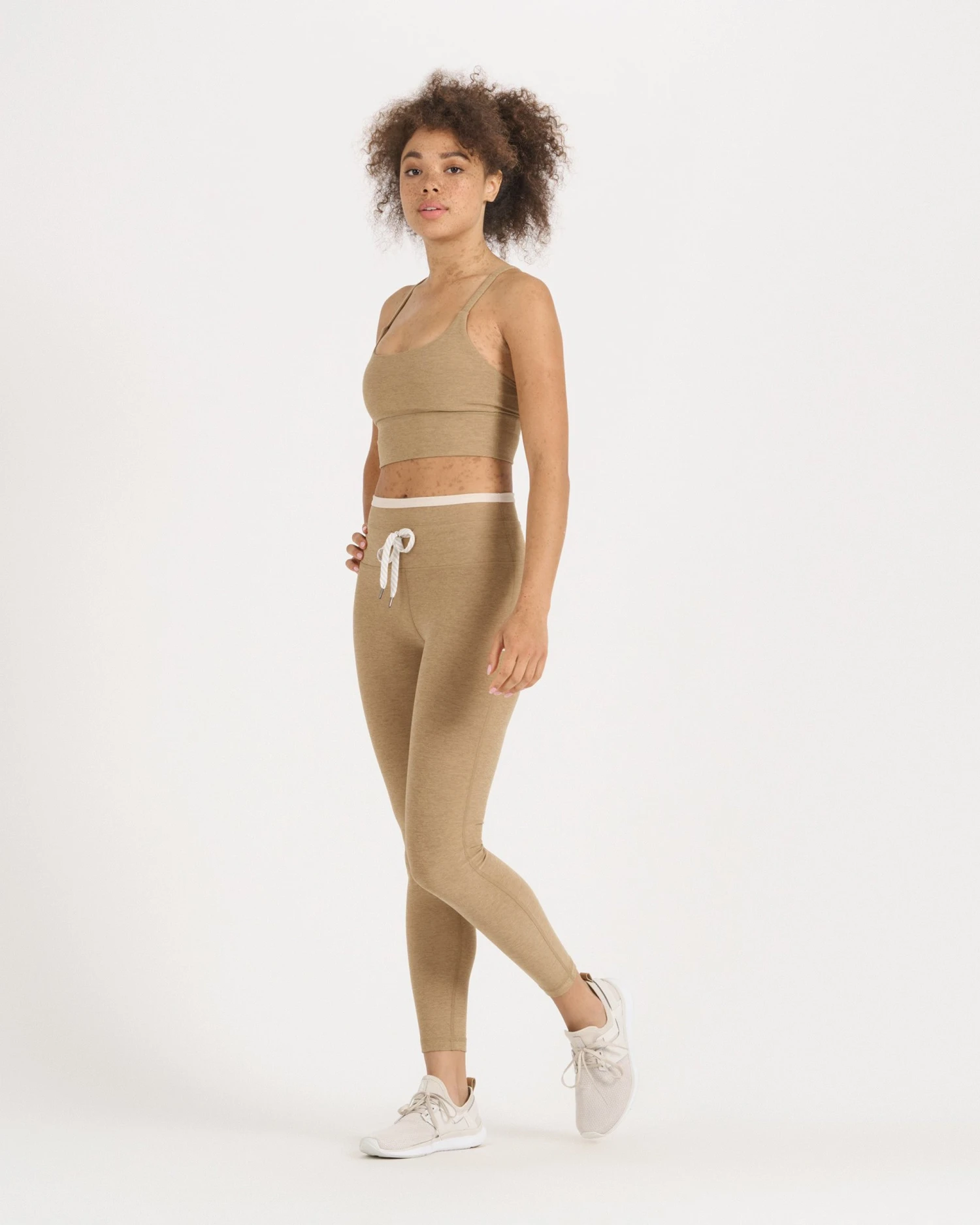 Vibe Elevation Legging | Wheat Heather 6 Vibe Elevation Legging | Wheat Heather - Image 4
