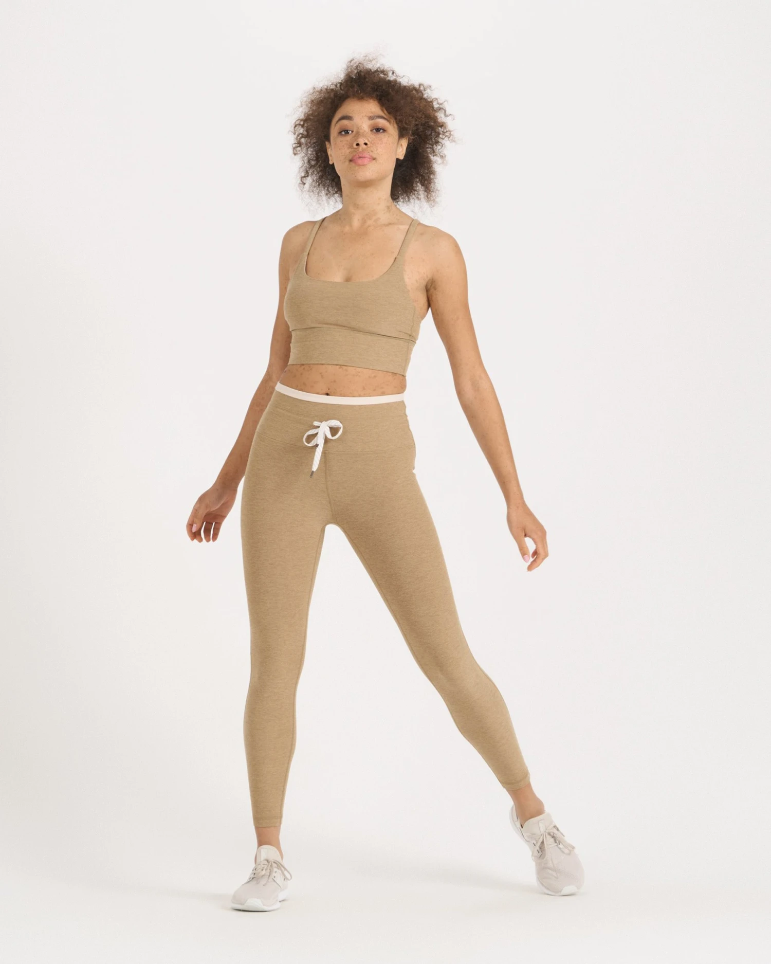 Vibe Elevation Legging | Wheat Heather 7 Vibe Elevation Legging | Wheat Heather - Image 5