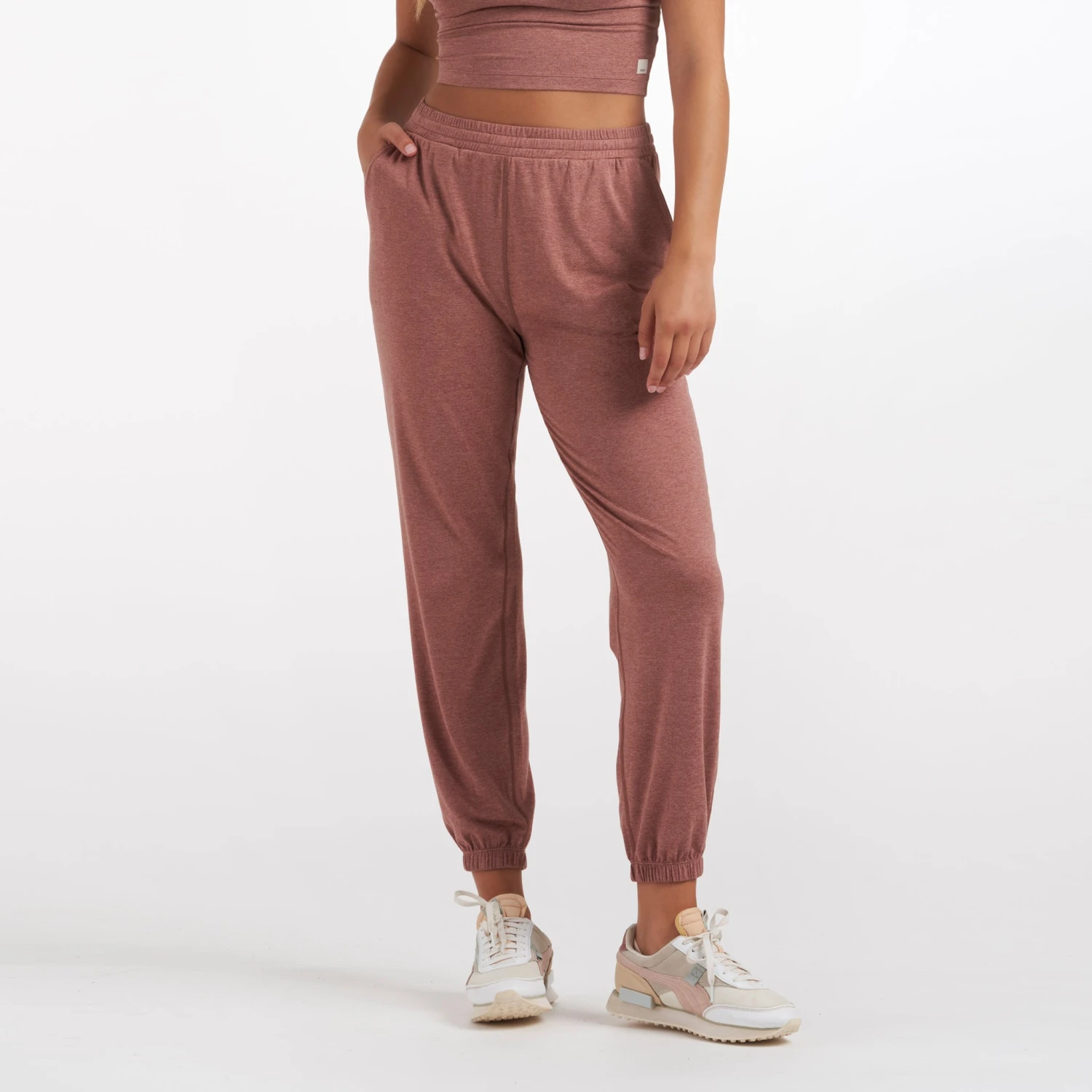 Boyfriend Jogger | Light Terracotta Heather 4 Boyfriend Jogger | Light Terracotta Heather - Image 2