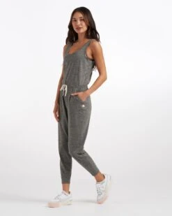 Lux At Ease Jumpsuit | Heather Grey 10 Lux At Ease Jumpsuit | Heather Grey -TrendSphere VW458HTG 1030