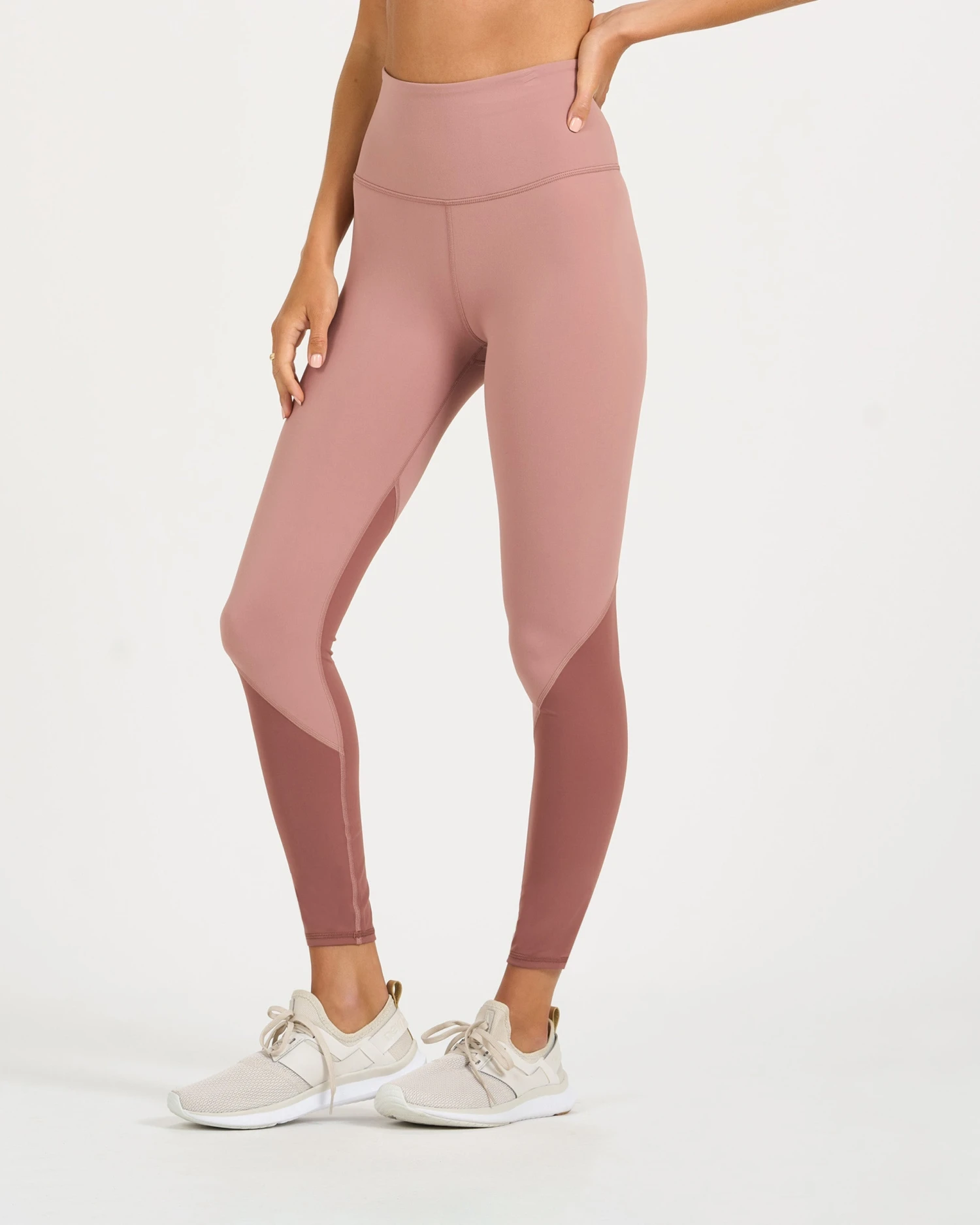 Colorblock Studio Legging | Light Terracotta 3 Colorblock Studio Legging | Light Terracotta