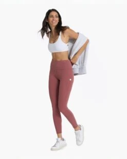 Bayview Thermal Legging | Rosewood 12 Bayview Thermal Legging | Rosewood -TrendSphere VW465RSD 2207