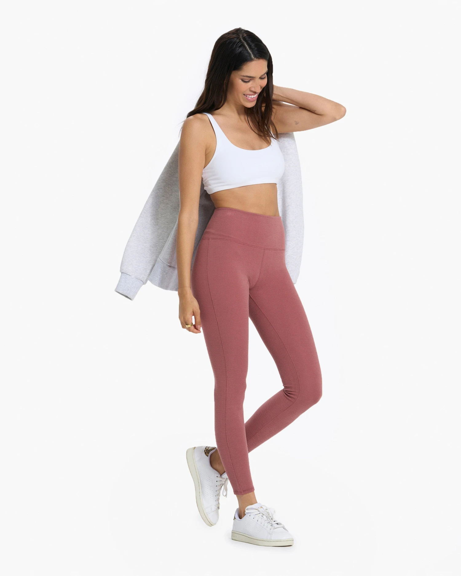 Bayview Thermal Legging | Rosewood 7 Bayview Thermal Legging | Rosewood - Image 5