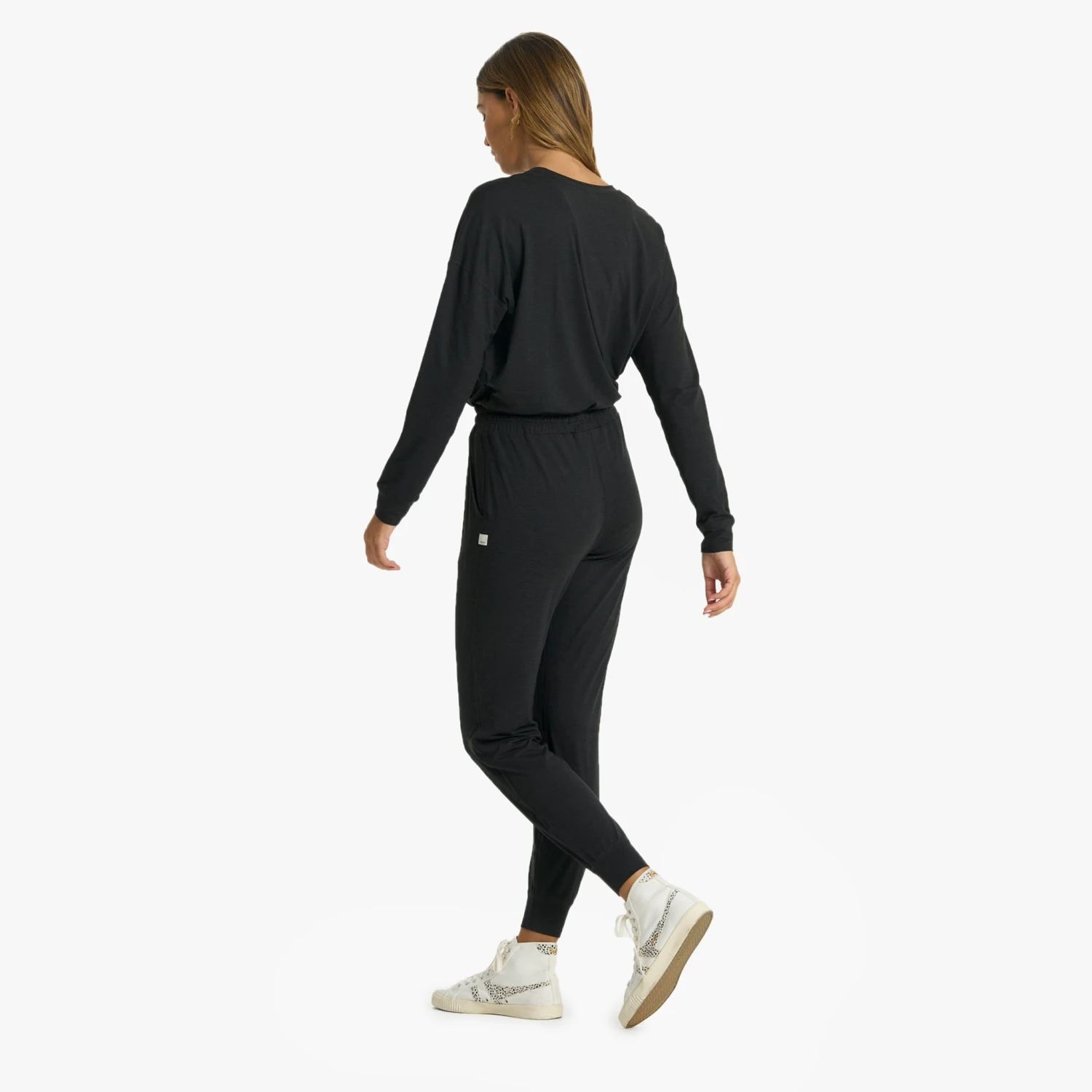 Lux Henley Jumpsuit | Black Heather 6 Lux Henley Jumpsuit | Black Heather - Image 4