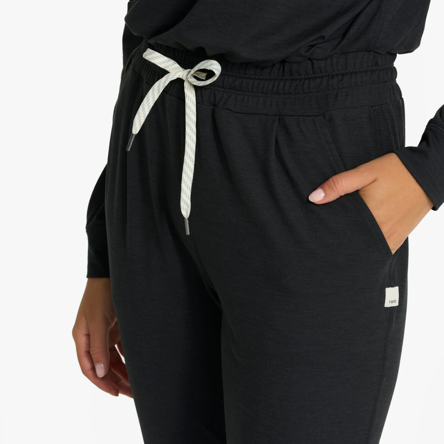 Lux Henley Jumpsuit | Black Heather 8 Lux Henley Jumpsuit | Black Heather - Image 6