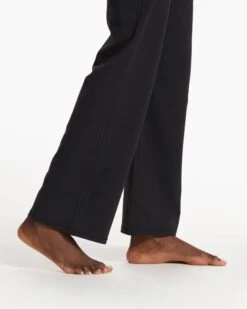 Daily Wideleg - Long | Black -TrendSphere VW489 LBLK FA23 W ECOMM PANTS DETAIL 7