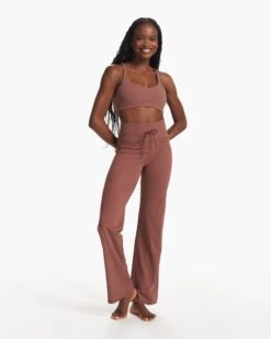 Daily Wideleg - Long | Hazelnut -TrendSphere VW489 LHZN FA23 W ECOMM PANTS FULL 2