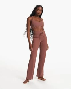 Daily Wideleg - Long | Hazelnut -TrendSphere VW489 LHZN FA23 W ECOMM PANTS FULL 3