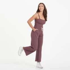 Pose Jumpsuit | Chestnut -TrendSphere VW491CHE 2605