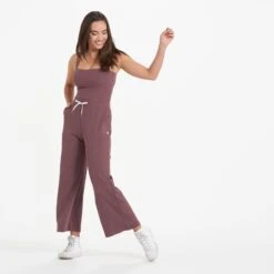 Pose Jumpsuit | Chestnut -TrendSphere VW491CHE 2612