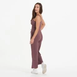 Pose Jumpsuit | Chestnut -TrendSphere VW491CHE 2617