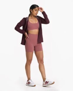 Womens Outdoor Trainer Shell | Ruby Linen Texture -TrendSphere VW501RBT 0679