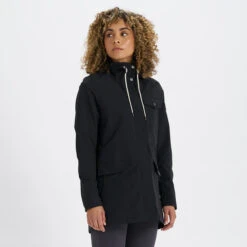 Womens Palisades Rain Jacket | Black -TrendSphere VW513BLK 2