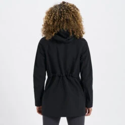 Womens Palisades Rain Jacket | Black -TrendSphere VW513BLK 3