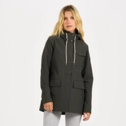 Womens Palisades Rain Jacket | Dark Oregano