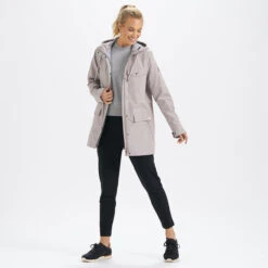 Womens Palisades Rain Jacket | Putty -TrendSphere VW513PTY 6