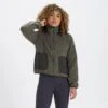 Womens Alpine Sherpa Jacket | Oregano -TrendSphere VW516ORE 1