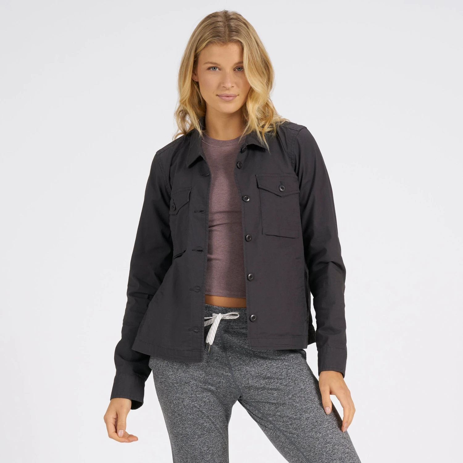 Womens Ripstop Jacket | Charcoal 3 Womens Ripstop Jacket | Charcoal
