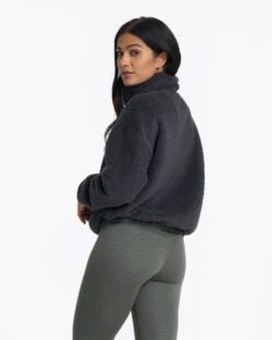 Cozy Sherpa Jacket | Charcoal 12 Cozy Sherpa Jacket | Charcoal -TrendSphere VW530CCL 1765