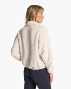 Cozy Sherpa Jacket | Dune -TrendSphere VW530DUN FA23 W ECOMM jackets BACK TOPS 7