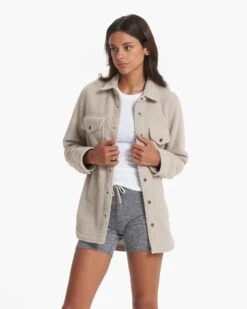 Sycamore Shirt Jacket | Dark Salt -TrendSphere VW541DSA 01850