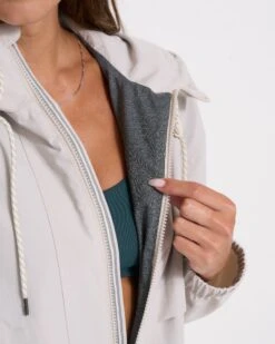 Elijo Rain Jacket | Suede -TrendSphere VW543SUE SP23 W ECOMM JACKETS DETAIL 0102 1x1 399d3d04 f268 4834 b17d 9e0df61e4232