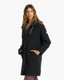 Sherpa Hooded Trench | Black -TrendSphere VW548BLK 2440