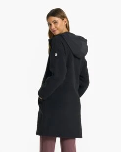 Sherpa Hooded Trench | Black -TrendSphere VW548BLK 2460